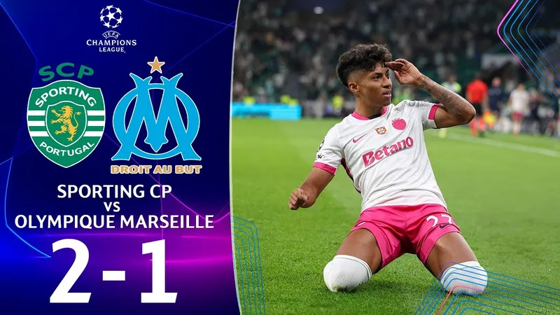 Sporting vs Marseille 2-1: Igor Paixao mở bàn, Emerson Palmieri bị thẻ đỏ, Geny Catamo chớp cơ hội gỡ hòa, Alisson Santos chốt hạ chiến thắng