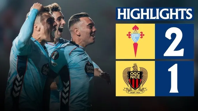 Celta Vigo vs Nice 2-1: Iago Aspas sút xa đẹp mắt, mở bàn phút thứ 2, Mohamed-Ali Cho gỡ hòa, Jonathan Clauss nhận thẻ đỏ, Peprah Oppong giành chiến thắng