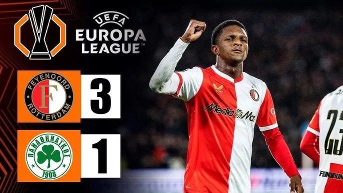 Feyenoord vs Panathinaikos 3-1: Karol Swiderski mở tỷ số, Givairo Read gỡ hòa, Anis Hadj-Moussa, Cyle Larin ngược dòng chiến thắng thuyết phục