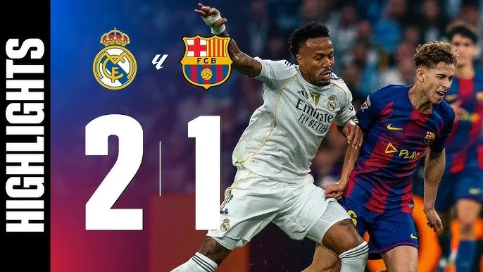 Real Madrid vs Barcelona 2-1: Mbappe mở bàn, Fermin gỡ hòa, Bellingham tỏa sáng, Pedri nhậnt thẻ đỏ, Vinicius, Lamine Yamal căng thẳng, VAR bất bình