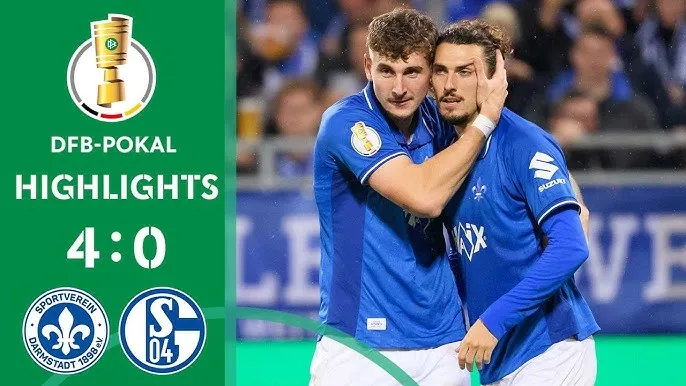 Darmstadt 98 vs Schalke 4-0: Lần lượt Akiyama Hiroki, Matej Maglica, Fraser Hornby, Bartosz Białek trút cơn mưa bàn thắng, giành vé đi tiếp vòng 1/8 DFB Cup