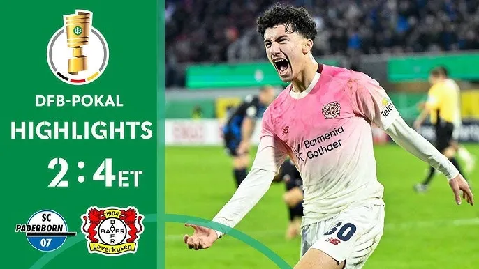 Paderborn vs Leverkusen 2-4: Gotze bị thẻ đỏ, Grimaldo mở bàn, Marino gỡ hòa, Quansah, Ibrahim Maza, Garcia tỏa sáng hiệp phụ giành vé vòng 1/8 DFB Cup 