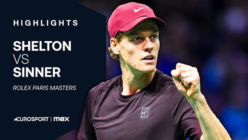 Jannik Sinner vs Ben Shelton 6-3, 6-3: Hạ Shelton nhanh chóng sau 70 phút, Sinner giành vé bán kết Paris Masters gặp Alexander Zverev