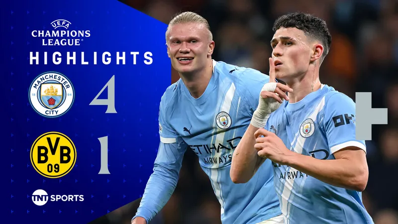 Man City vs Borussia Dortmund 4-1: Reijnders cú đúp kiến tạo, Foden ghi 2 bàn, Haaland, Cherki tỏa sáng, Anton ghi bàn danh dự cho Dortmund