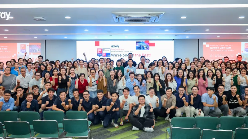 Amway Việt Nam đứng tốp 9 nơi làm việc xuất sắc hàng đầu châu Á