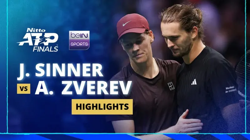 Jannik Sinner vs Alexander Zverev 6-4, 6-3: Sau 1 giờ 38 phút Sinner giành vé bán kết ATP Finals, đấu Felix Auger-Aliassime để hy vọng đi tiếp