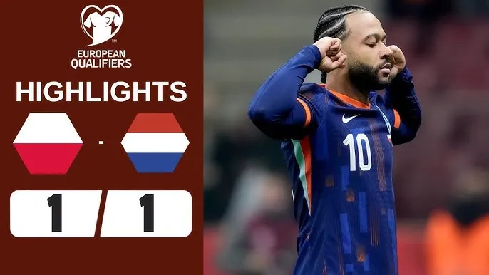 Ba Lan vs Hà Lan 1-1: Cựu binh Lewandowski kiến tạo, Kaminski mở tỷ số, ngôi sao Memphis Depay cứu thua, Hà Lan tạm dẫn đầu bảng G
