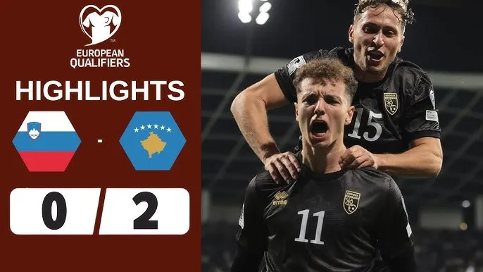 Slovenia vs Kosovo 0-2: Mergim Vojvoda kiến tạo, Fisnik Asllani sớm mở bàn, Petar Stojanovic bị thẻ đỏ, Zan Karnicnik bất ngờ phản lưới nhà