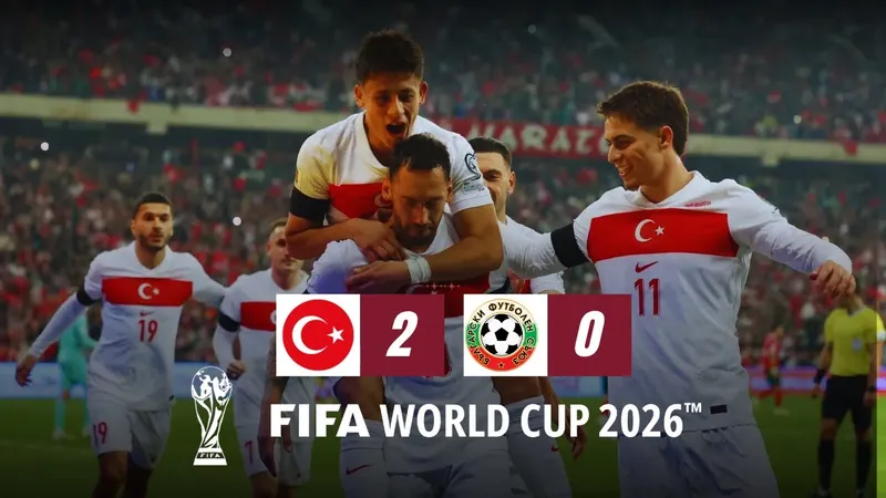Thổ Nhĩ Kỳ vs Bulgaria 2-0: Hakan Calhanoglu mở bàn nhờ chấm penalty, Atanas Chernev bất ngờ phản lưới nhà, chủ nhà tạm xếp nhì bảng E