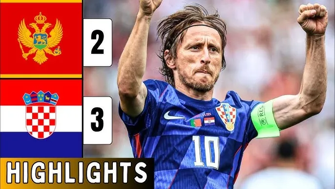 Montenegro vs Croatia 2-3: Milutin Osmajic, Nikola Krstovic sớm tạo lợi thế nhưng Ivan Perisic, Kristijan Jakic, Nikola Vlasic ngược dòng thành công nhờ dấu ấn cựu binh Luka Modric