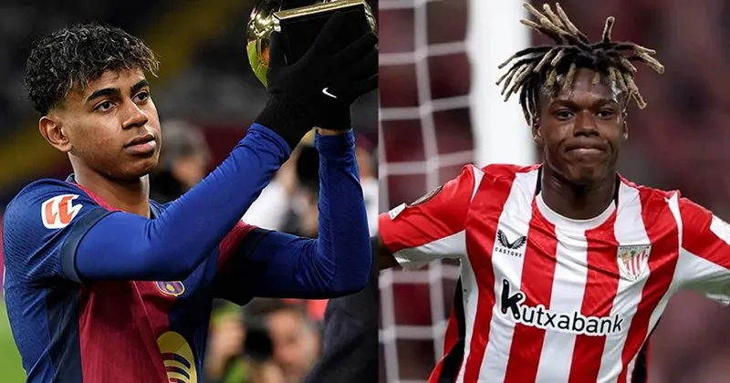 2 ngôi sao trẻ Lamine Yamal và Nico Williams, ai tỏa sáng hơn ai trên đấu trường La Liga? 
