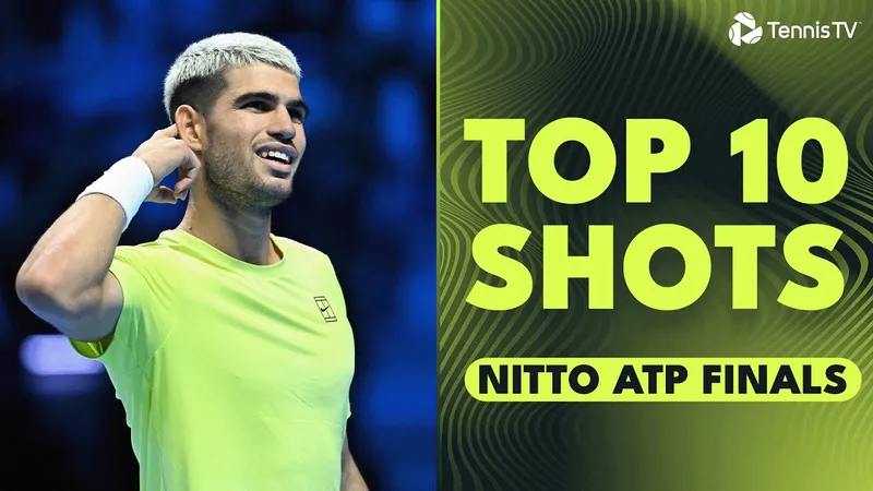10 pha ăn điểm đẹp mắt của Sinner, Alcaraz, De Minaur, Ben Shelton ở Nitto ATP Finals 2025
