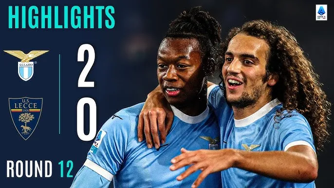 Lazio vs Lecce 2-0: Toma Basic căng ngang, Matteo Guendouzi sút bồi mở bàn, VAR ngăn Boulaye Dia lập công, Tijjani Noslin chốt hạ 3 điểm