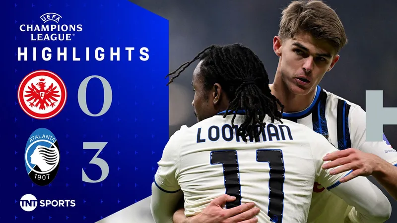 Frankfurt vs Atalanta 0-3: Bất ngờ thua 3 bàn chóng vánh của Ademola Lookman, Ederson, Charles De Ketelaere phá lưới trong 5 phút
