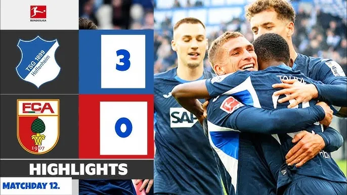 Hoffenheim vs Augsburg 3-0: Bazoumana Toure đột phá tỉa góc mờ bàn, Wouter Burger chớp thời cơ lập công, Cedric Zesiger bất ngờ phản lưới nhà