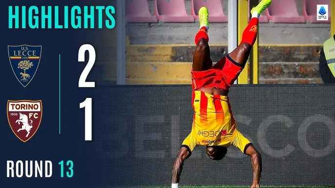 Lecce vs Torino 2-1: Medon Berisha kiến tạo cú đúp giúp Lassana Coulibaly, Lameck Banda lần lượt tỏa sáng sau 22 phút, Che Adams ghi bàn, Kristjan Asllani hỏng penalty