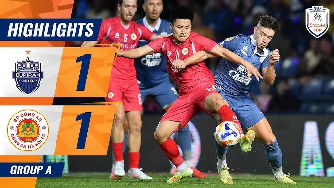 Buriram vs Công an Hà Nội 1-1: Văn Hậu trở lại ấn tượng, Leo Artur mở bàn, Robert Zulj nhận thẻ đỏ, Bissoli cứu thua nhờ penalty