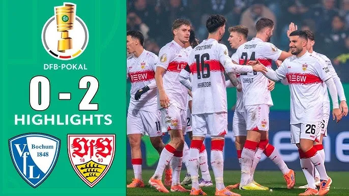 VfL Bochum vs Stuttgart 0-2: Philipp Strompf bất ngờ sớm phản lưới nhà, Deniz Undav chốt hạ chiến thắng, Stuttgart bước tiếp tứ kết DFB Cup