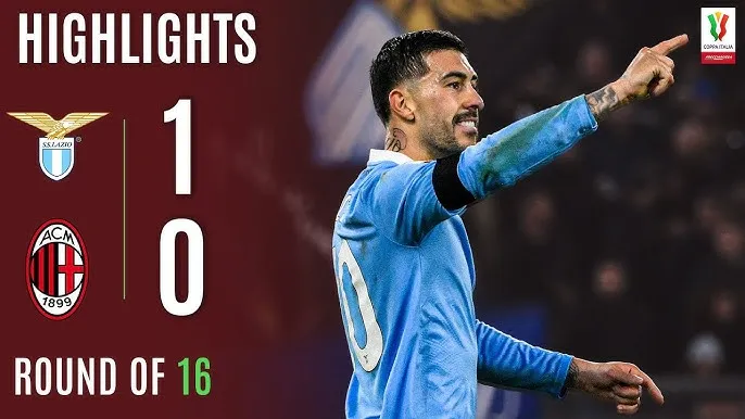 Lazio vs AC Milan 1-0: Hàng công Loftus Cheek, Leao tịt ngòi, Zaccagni đánh đầu ghi bàn duy nhất giành vé tứ kết Coppa Italia 