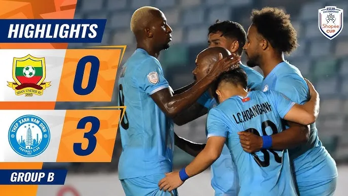 Shan United vs Nam Định 0-3: Xuân Son xuất thần hattrick, dễ dàng hạ gục chủ nhà