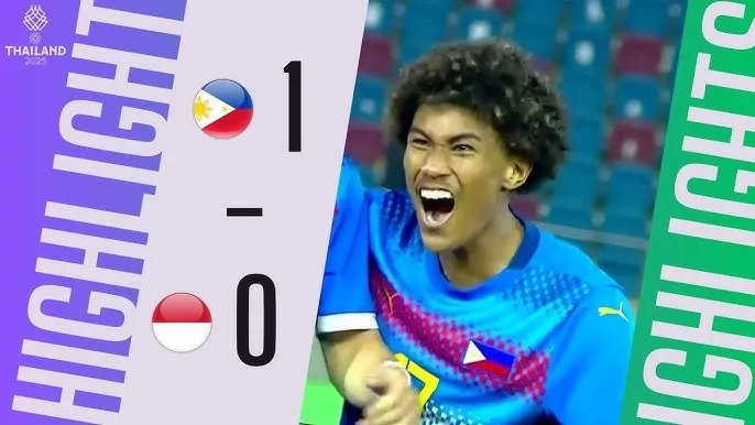 U22 Philippines vs U22 Indonesia 1-0: Banatao chớp thời cơ hàng thủ sai lầm, đánh đầu ghi bàn duy nhất chốt hạ chiếc vé bán kết SEA Games