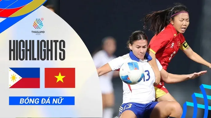 Nữ Việt Nam vs Nữ Philippines 0-1: Thanh Nhã, Trần Thị Duyên hay Bích Thùy, Quỳnh Như tịt ngòi, Mary Louise ghi bàn duy nhất phút bù giờ 