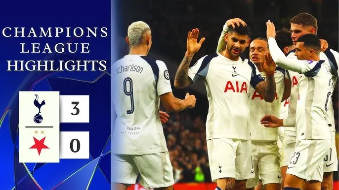 Tottenham vs Slavia Prague 3-0: Zima bất ngờ phản lưới nhà, Kudus, Simons lần lượt lập công nhờ penalty