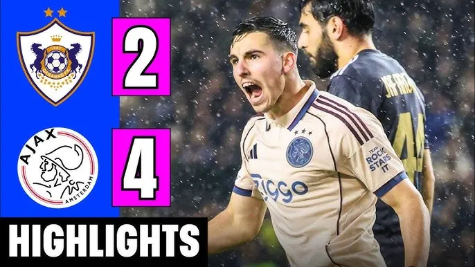 Qarabag vs Ajax 2-4: Mãn nhãn 6 bàn, Camilo Duran, Matheus Silva lập công, Dolberg, Oscar Gloukh, Anton Gaaei vùi dập đối thủ