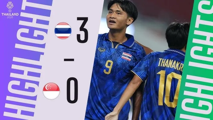U22 Thái Lan vs U22 Singapore 3-0: Siraphop Wandee mở bàn, Burapha ghi cú đúp, chủ nhà vào bán kết nam SEA Games, Singapore bị loại 