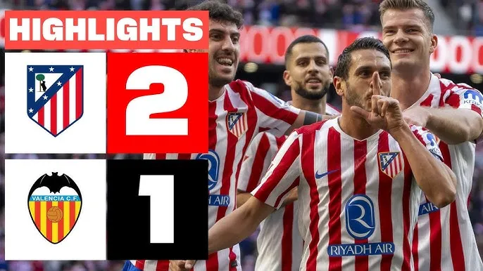 Atletico Madrid vs Valencia 2-1: Duro bấm bóng chạm xà, Koke mở tỷ số, Beltran gỡ hòa, Griezmann ghi bàn quyết định cho HLV Simeone