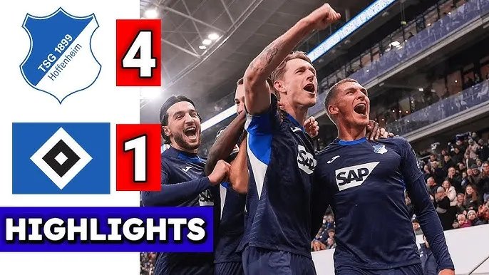 Hoffenheim vs Hamburger 4-1: Promel, Kabak, Lemperle, Asllani lần lượt định đoạt thế trận, Rayan Philippe ghi bàn danh dự