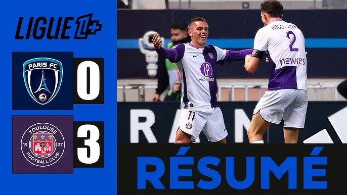 Paris FC vs Toulouse 0-3: Santiago Hidalgo mở tỷ số, Yann Gboho xuất thần ghi cú đúp, giành chiến thắng áp đảo