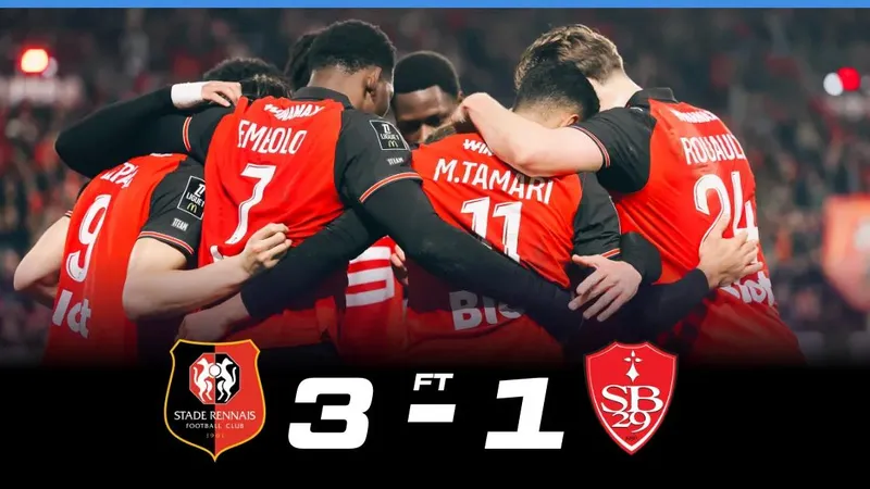 Rennes vs Brest 3-1: Mama Balde mở bàn, Esteban Lepaul, Al-Taamari, Kader Meite ngược dòng giành chiến thắng áp đảo