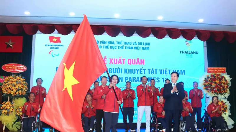 Đoàn Thể thao người khuyết tật Việt Nam xuất quân tham dự ASEAN Para Games lần thứ 13