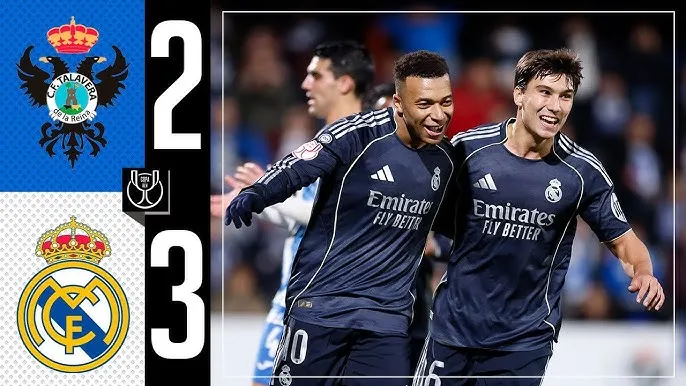 Talavera vs Real Madrid 2-3: Mbappe ghi cú đúp nhờ chấm penalty, Farrando phản lưới nhà, Real vượt qua vòng 3 Cúp nhà Vua Tây Ban Nha