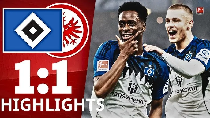 Hamburger vs Frankfurt 1-1: Lokonga tỉa góc mở bàn, Nathaniel Brown kiến tạo, Hugo Larsson cứu thua, VAR ngăn Fabio Vieira tỏa sáng