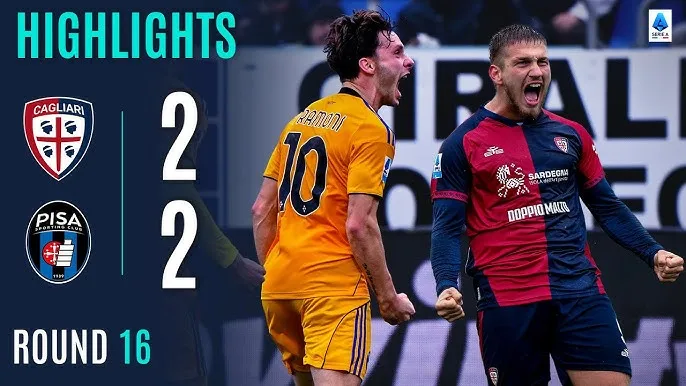 Cagliari vs Pisa 2-2: Rượt đuổi hấp dẫn, Matteo Tramoni mở bàn nhờ penalty, Folorunsho, Kilicsoy ngược dòng, Stefano Moreo kịp chia điểm