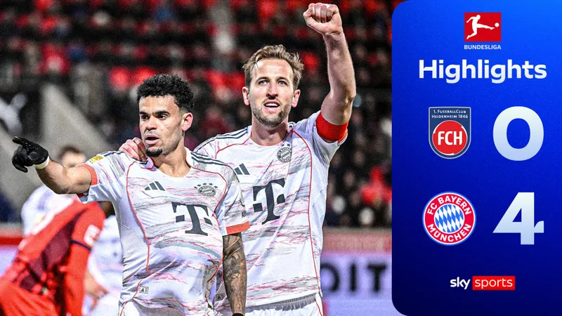 Heidenheim vs Bayern Munich 0-4: Stanisic, Olise, Diaz, Harry Kane đua tài ghi bàn, Bayern xây chắc ngôi đầu Bundesliga