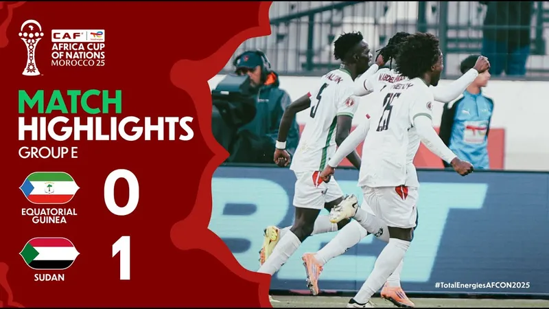 Equatorial Guinea vs Sudan 0-1: Saul Coco bất ngờ phản lưới nhà, Sudan có chiến thắng may mắn, tạm xếp 3 bảng E sau 2 lượt đấu