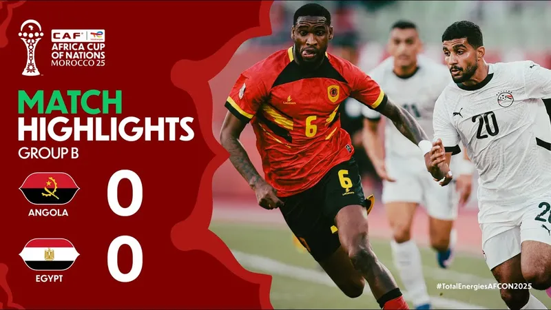 Angola vs Ai Cập 0-0: Chia điểm nhạt nhẽo, Ai Cập nhất bảng B, giành vé đi tiếp vòng 1/8 CAN Cup 2025, Angola chờ xét hiệu số phụ