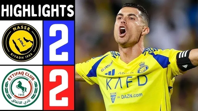 Al Ettifaq vs Al Nassr 2-2: Wijnaldum ghi cú đúp, cặp đôi Felix, Ronaldo tiếp tục tỏa sáng, CR7 và đồng đội dẫn đầu BXH Saudi Pro League