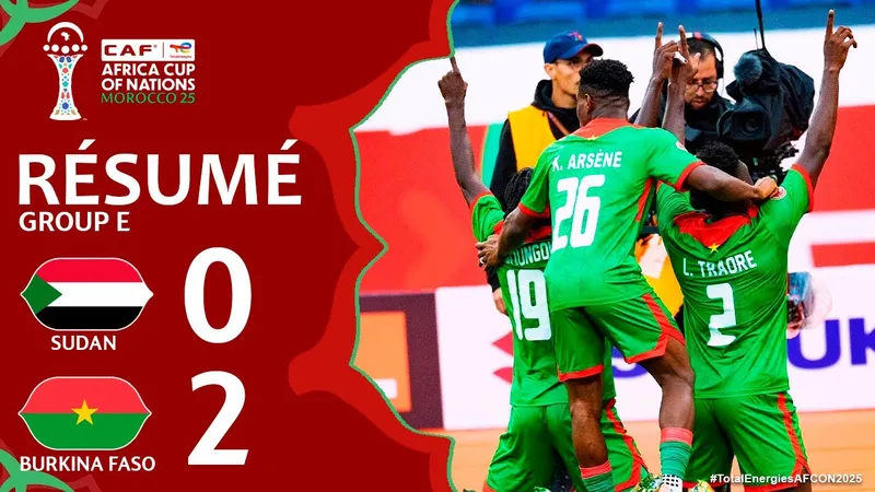 Sudan vs Burkina Faso 0-2: Lassina Traore mở bàn, Arsene Kouassi chốt hạ chiếc vé gặp Bờ Biển Ngà ở vòng knock-out CAN Cup 2025