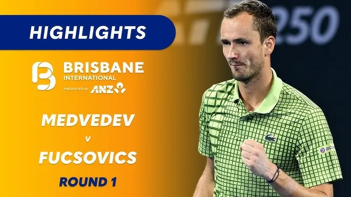 Daniil Medvedev vs Marton Fucsovics 6-2, 6-3: Medvedev thắng dễ dàng Fucsovics, gặp Frances Tiafoe ở vòng 2 Brisbane International 2026 