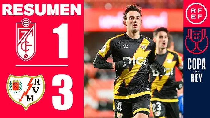 Granada vs Rayo Vallecano 1-3: Pablo Saenz sớm dệt mộng nhưng Garcia Rivera gỡ hòa, Pedro Diaz tỏa sáng, Flores Flores phản lưới nhà
