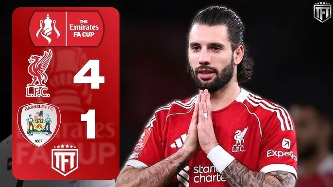 Liverpool vs Barnsley 4-1: Dàn sao Szoboszlai, Frimpong, Wirtz, Ekitike trổ tài ghi bàn, Phillips lập công, Liverpool gặp Brighton ở vòng 4 FA Cup