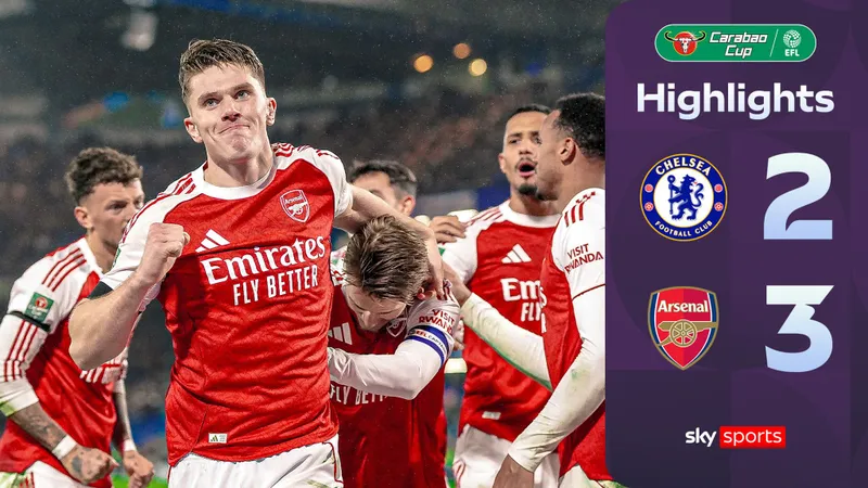 Chelsea vs Arsenal 2-3: Garnacho xuất thần cú đúp nhưng White, Gyokeres, Zubimendi tỏa sáng, chờ kịch tính lượt về bán kết League Cup