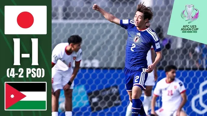 U23 Nhật Bản vs U23 Jordan 1-1 (pen 4-2): Ali, Furuya lập công, U23 Nhật Bản thắng loạt luân lưu, đội đầu tiên giành quyền vào tứ kết U23 châu Á 2026