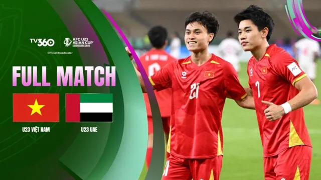 U23 Việt Nam vs U23 UAE 3-2: Rượt đuổi 5 bàn nghẹt thở, Junior Ndiaye, Al Menhali lập công, Lê Phát, Đình Bắc, Minh Phúc giúp HLV Kim Sang Sik giành vé bán kết