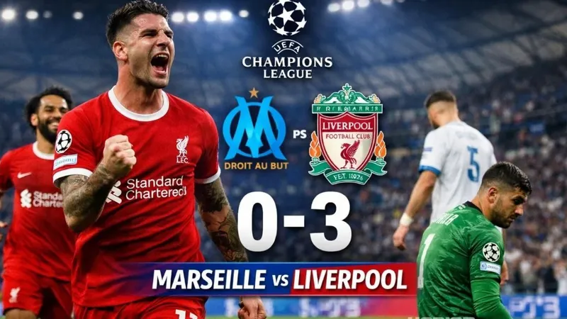 Marseille vs Liverpool 0-3: Szoboszlai sút phạt mởi bàn, Rulli phản lưới nhà, Gakpo ấn định chiến thắng, Liv lên vị trí thứ tư 