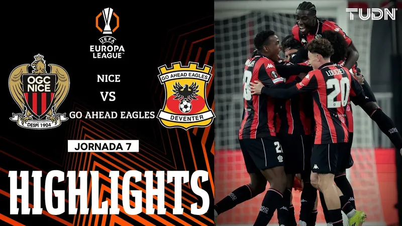 Nice vs GA Eagles 3-1: Charles Vanhoutte mở bàn, Tiago Gouveia chốt hạ cục diện bằng cú đúp, Finn Stokkers ghi bàn danh dự
